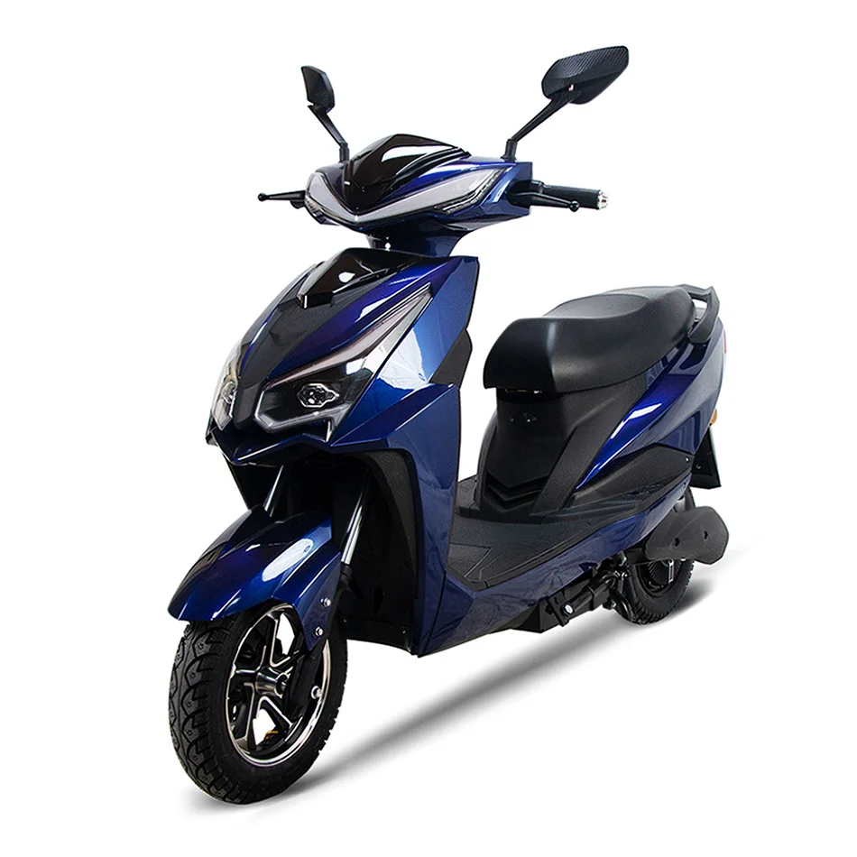 CKD SKD 10/12inch low price electric moped 600W/800W motor 50km/h max speed adult removable battery electric motorcycle eec
