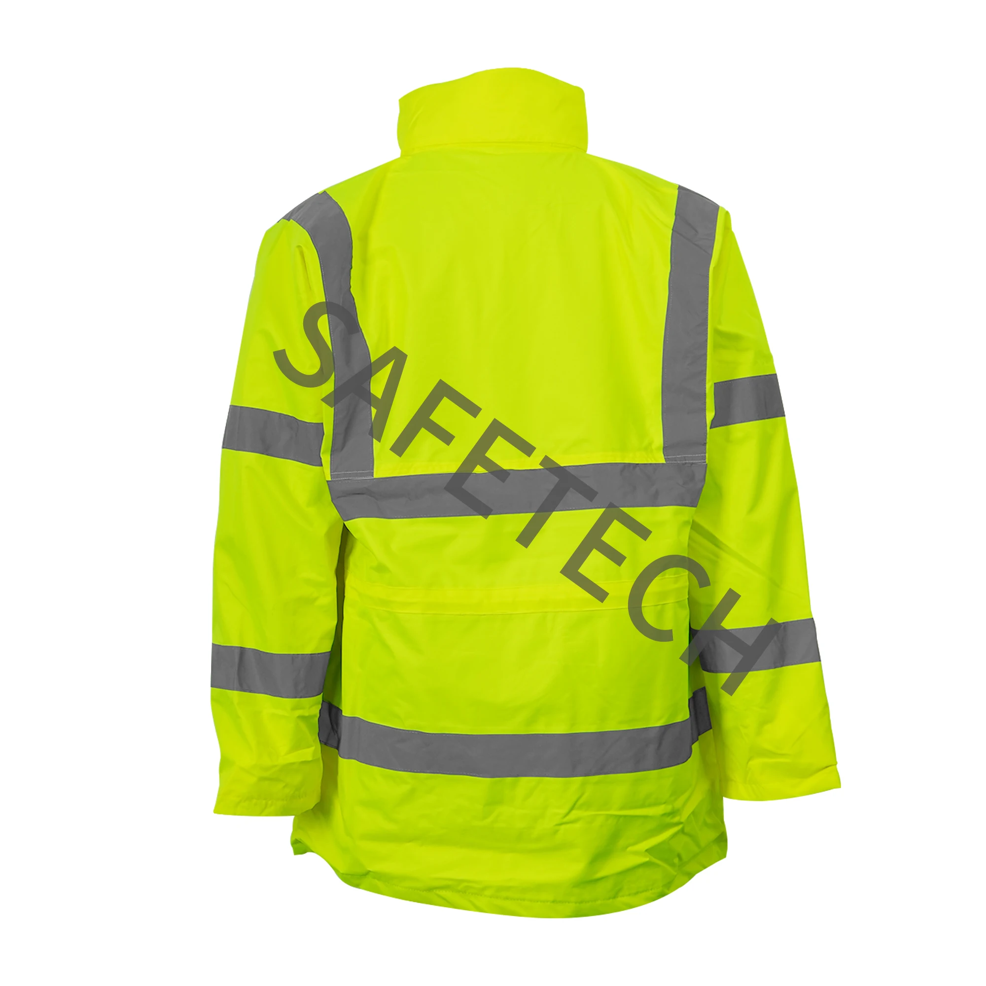 Hivis Workwear Custom Oversized Reflective Jacket Winter Men Stylish Reflector Work Vest Jacket