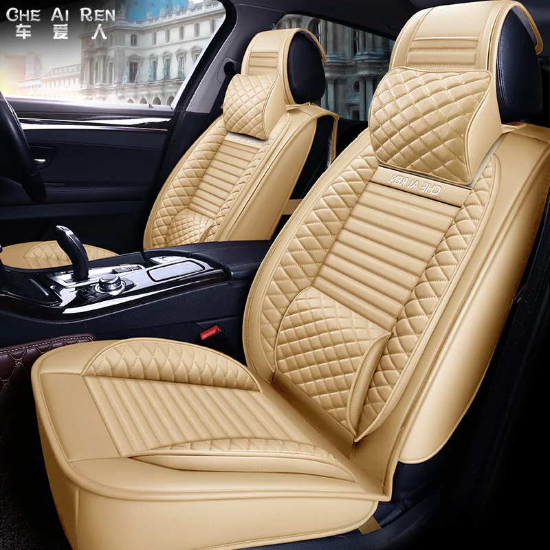 
Auto seat cushion high quality leather material car seat cover 