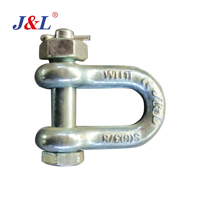 julisling Anchor D shackle Heavy Duty U.S. Type Galvanized Alloy Steel lifting shackle WLL 0.5T~150T