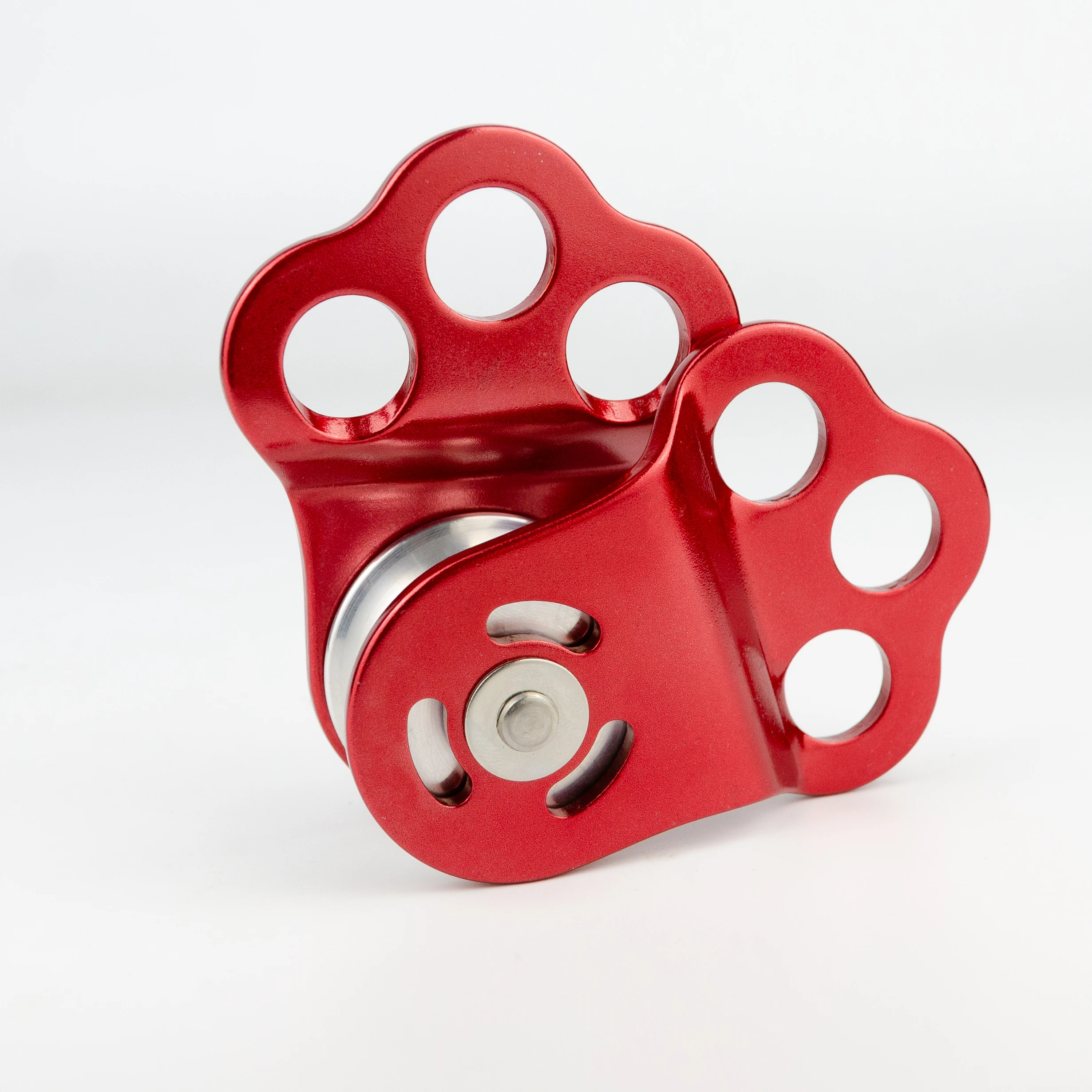 Ball Bearing Triple Attachment pulley Aluminum Alloy Climbing Triple Attach Pulley
