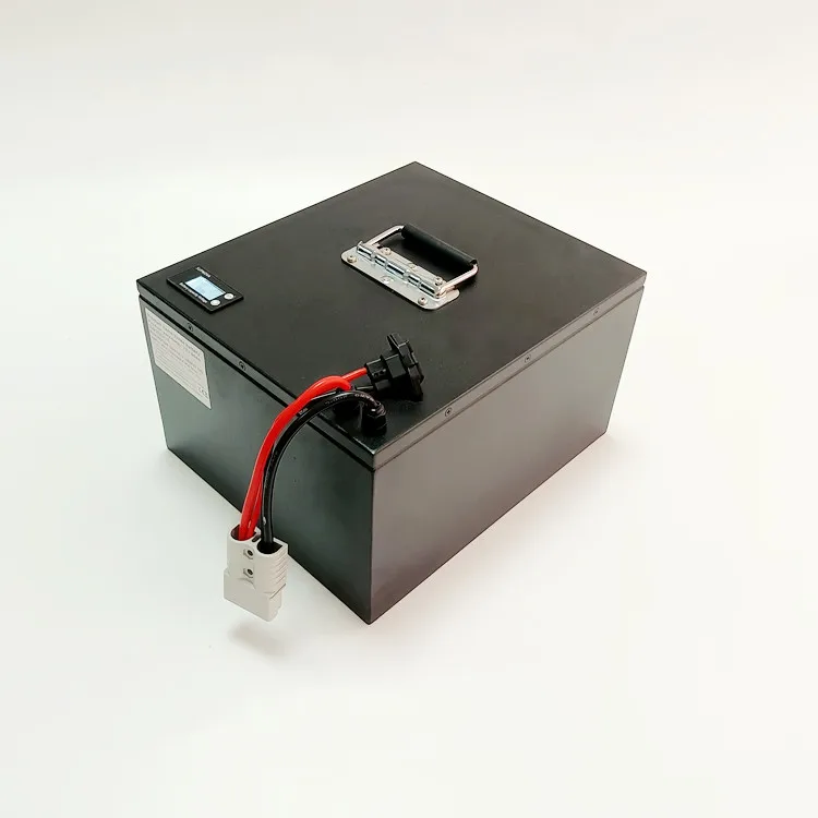 Deep Cycle Phosphate Ebike Motorcycle RV Golf Cart Lifepo4 50Ah 52V 100Ah 200Ah BMS 52v 50 Lithium Battery