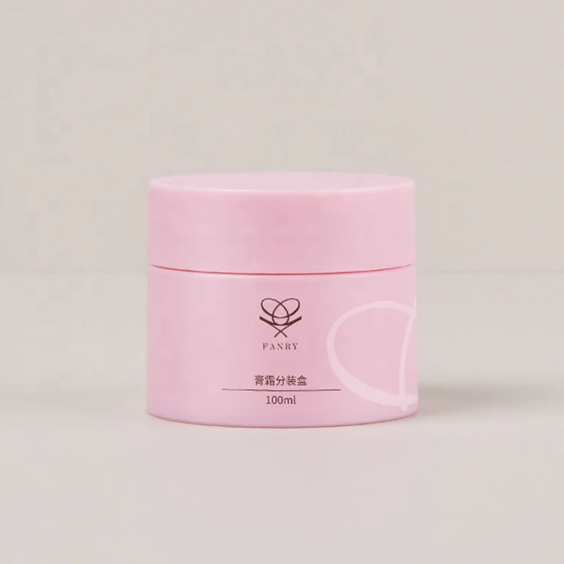 skincare jar empty plastic jars 5g 15g 20g 30g 50g round frosted white matte black double wall cute cosmetic jar plastic colors