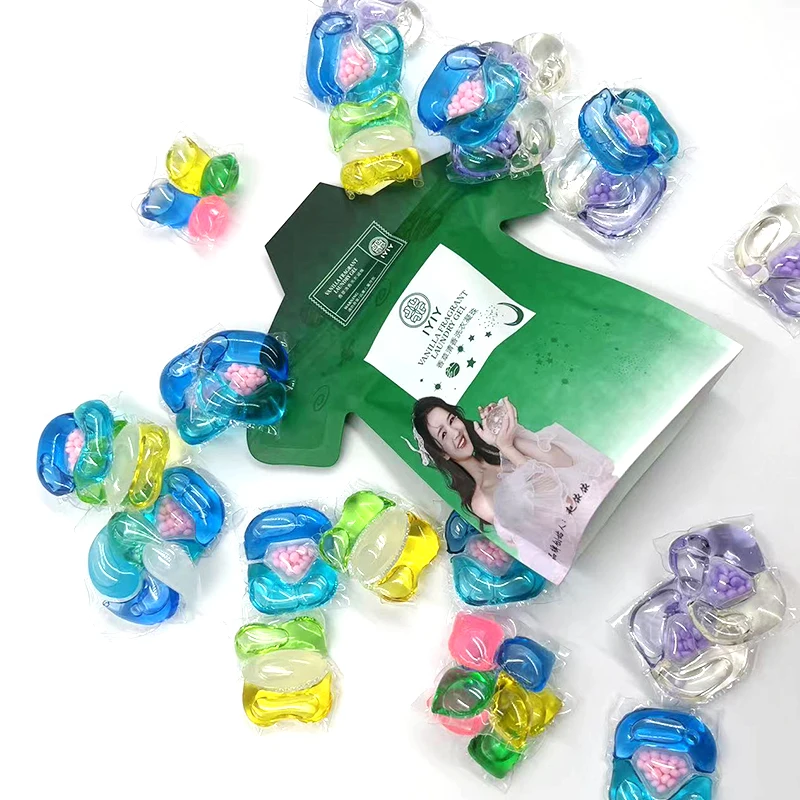 Chinese Factory Supply 4-In-1 Laundry Detergent Freshbead Soap Capsules For Washing Mac