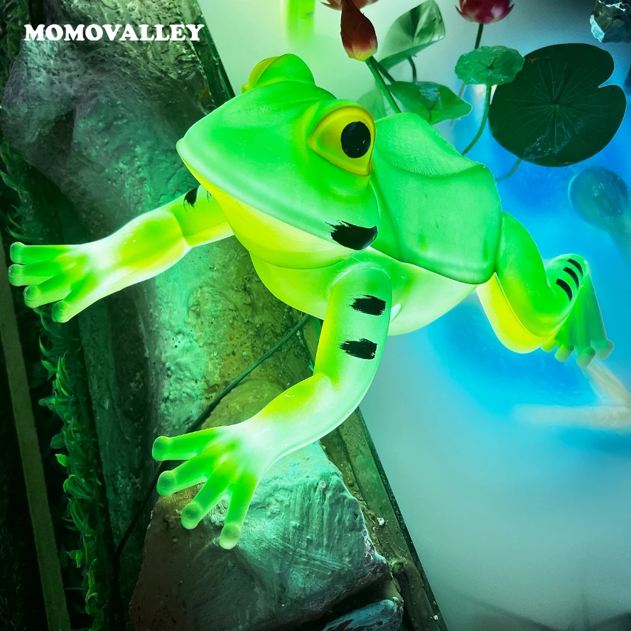 Momovalley outdoor waterproof christmas light displays frog garden decorations of attraction parks decorative light