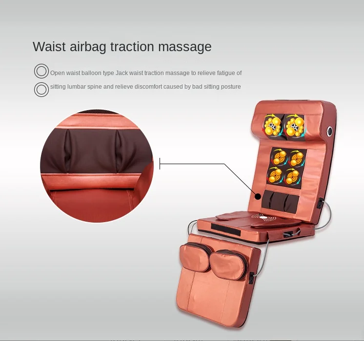 Yoga audio massage mattress bed heat vibration korea  massage pillow full foldable adjustable body massage mattress oem