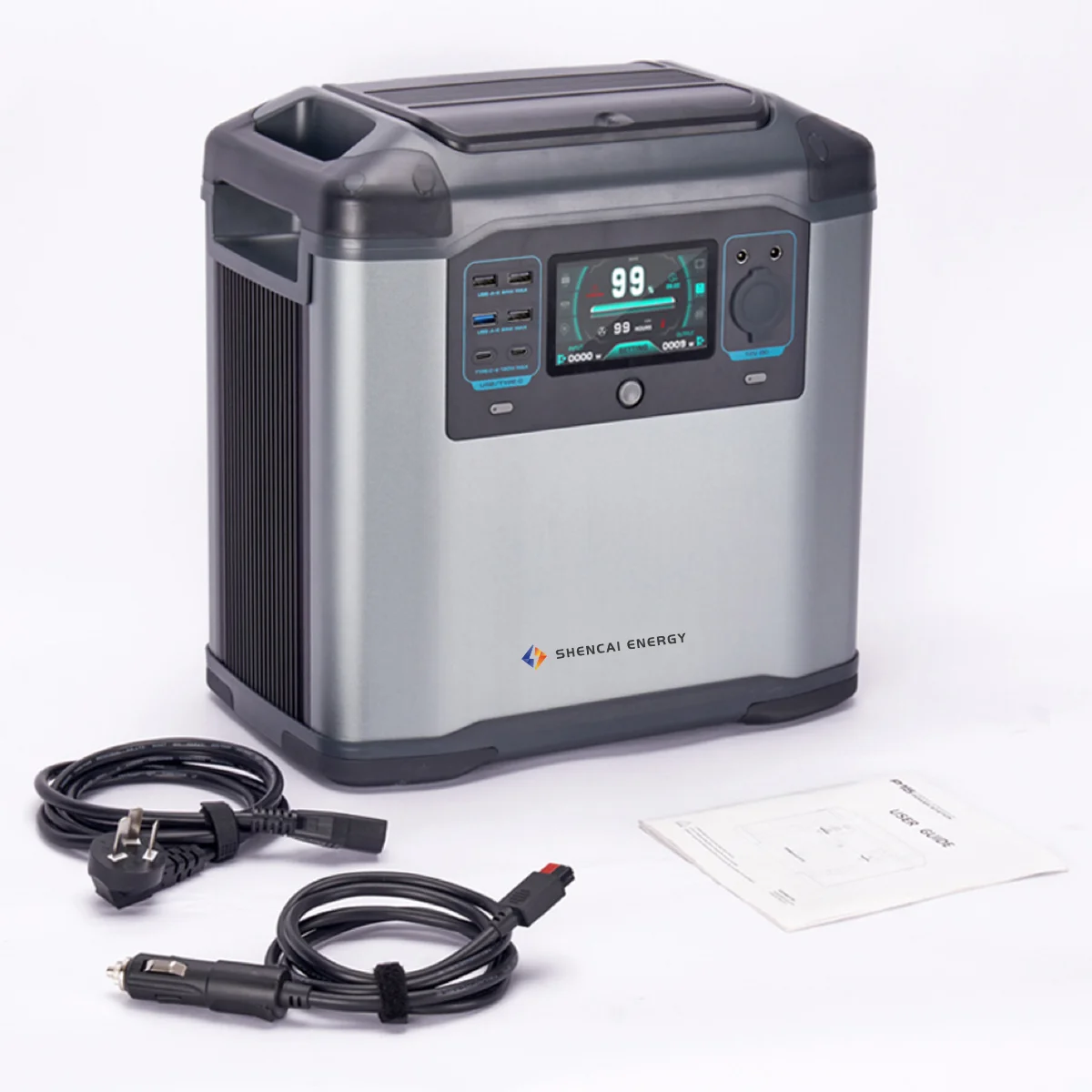 2000W Portable Power Station 1200W Fast Recharging LifePo4 Battery Power Station 2000w
