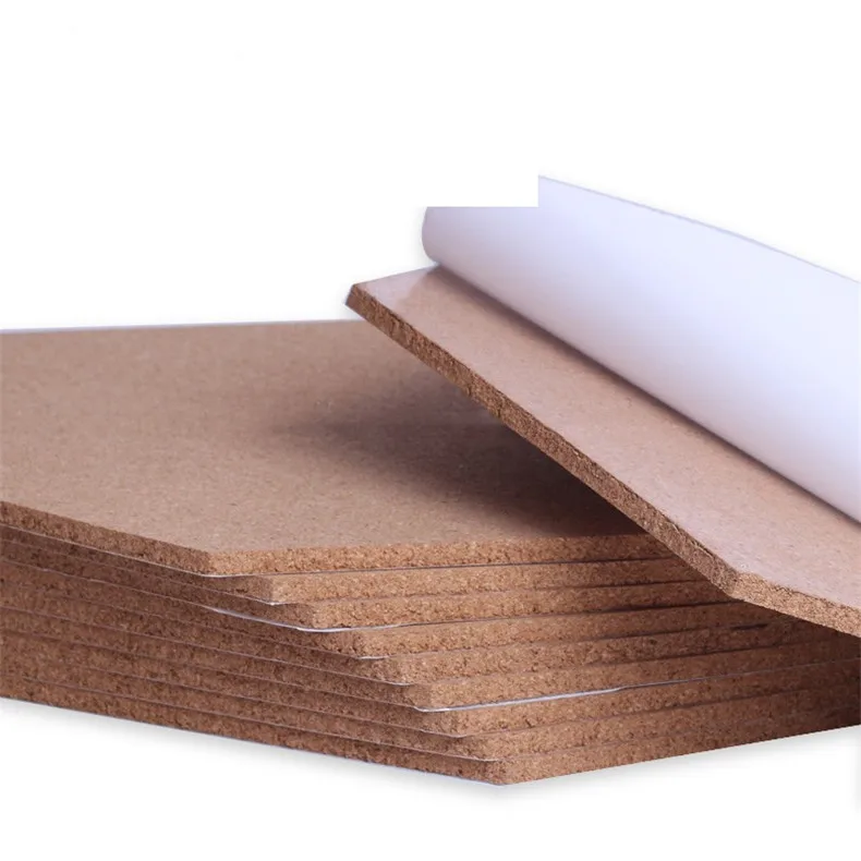 
6MM glue-backed hexagon cork board 