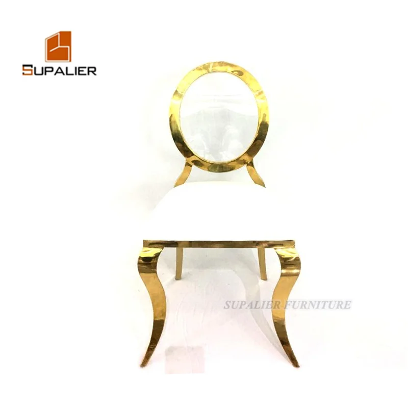 Luxury gold stainless steel wedding acrylic chairs for events wedding party