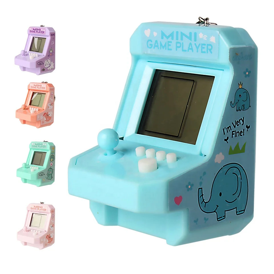 Mini Gaming Console 26 Games Handheld Game Players Electronic Games Machine Fun Birthday Keychain Gift For Children 2023 New toy