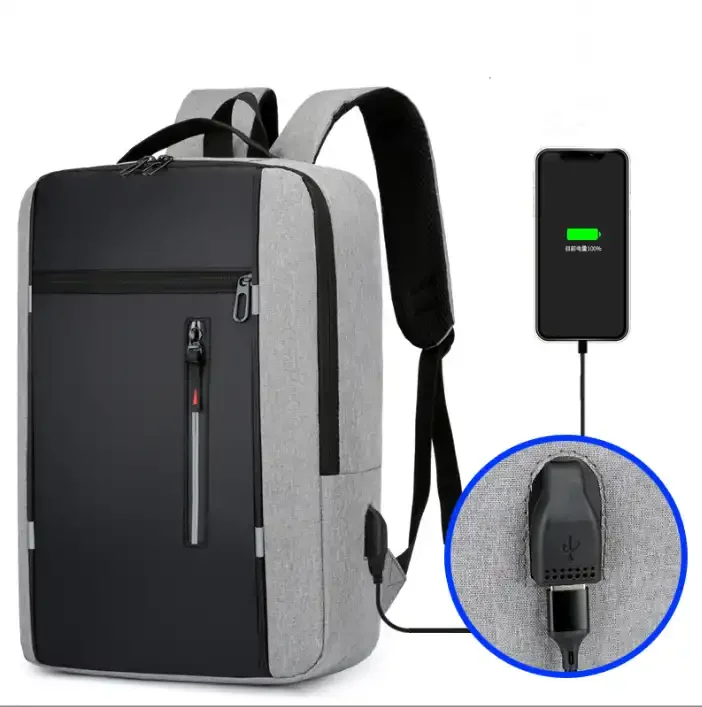 High Quality Computer Charging Backpacks Travelling Laptop Backpack With USB Multifunctional Schoolbag