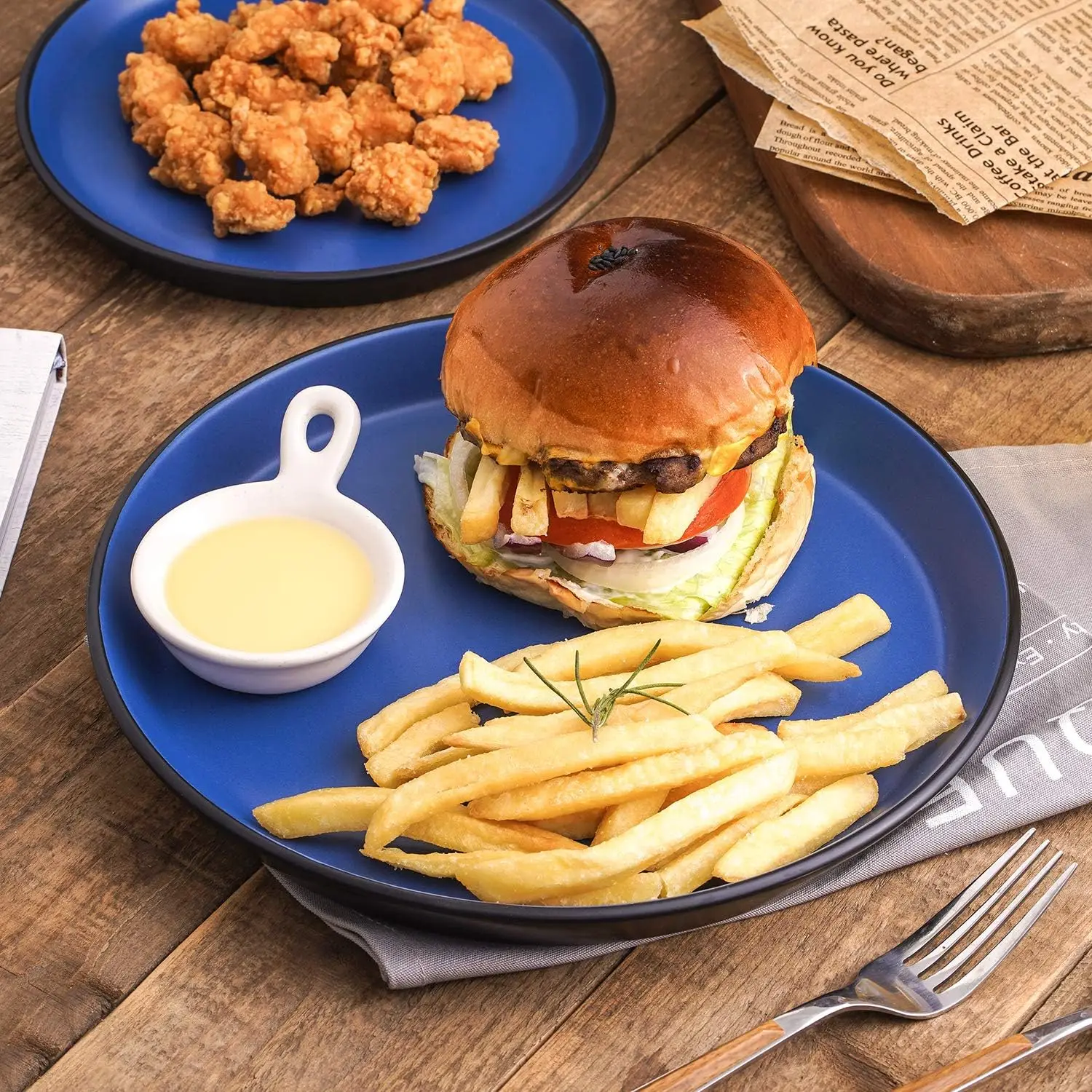 Hot Selling European and American Market Ceramic Tableware 16 Pieces Stoneware Matte Glazed Ceramic Tableware Set