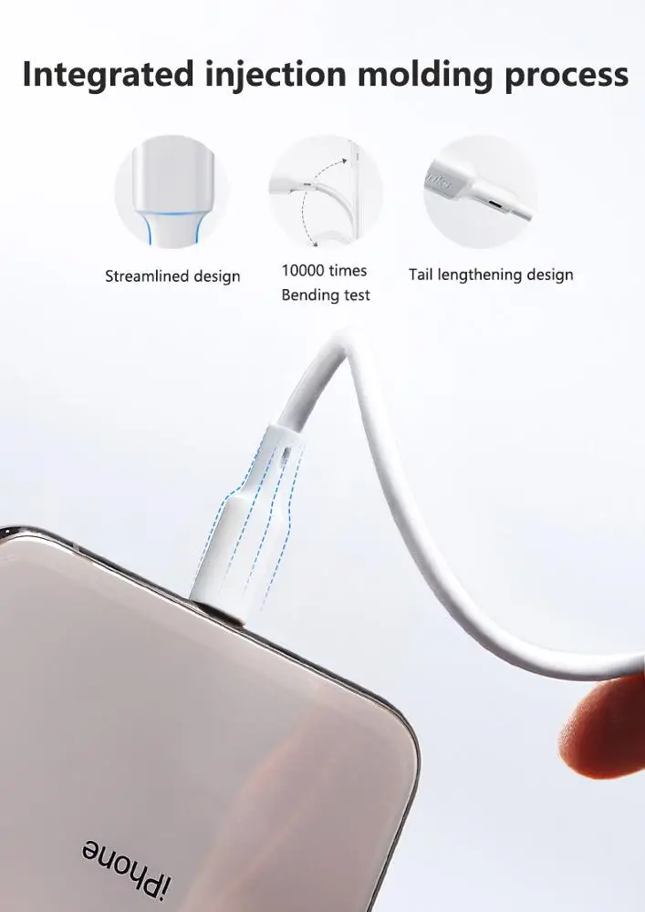 
Top quality custom 3A type-c to lightning pd fast charging cable 