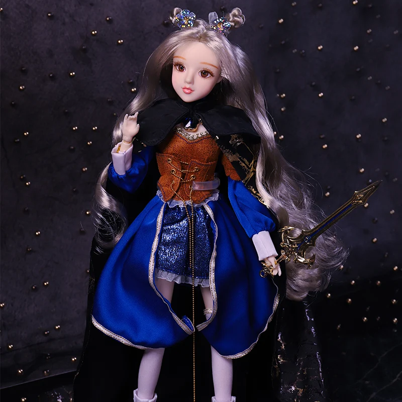 Kids Playing BJD Dolls 30cm 18 Ball Jointed Body DIY Custom Doris Doll For DBS Dream Fairy