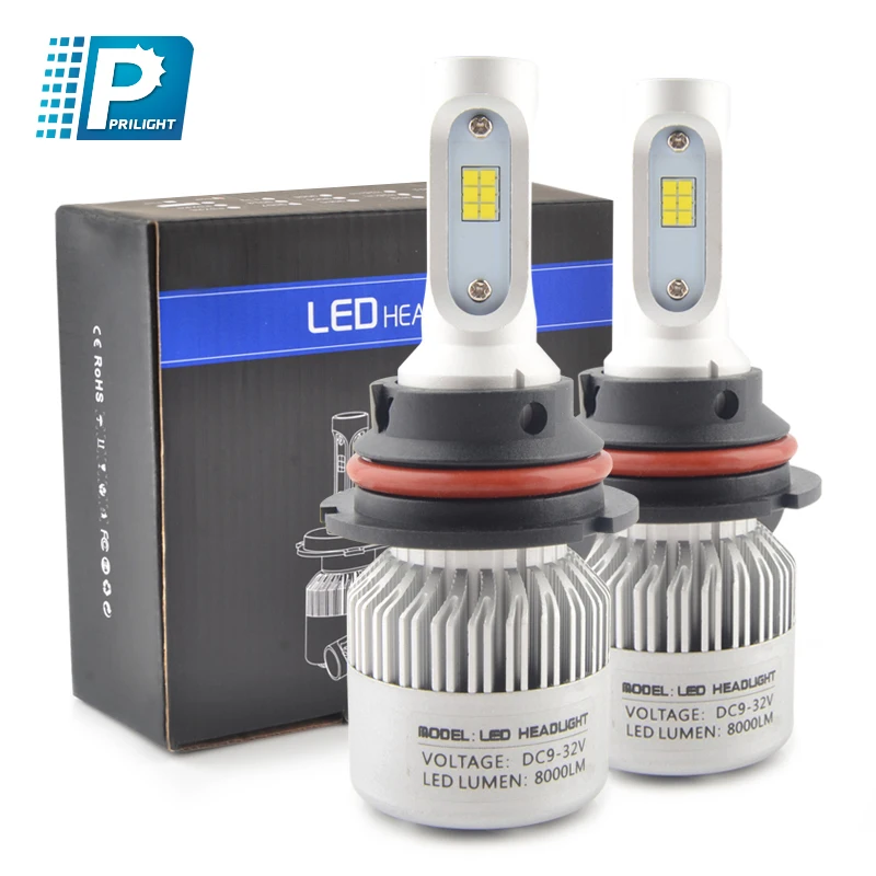 S2 csp car headlight 9005 9006 h1 h4 h7 h11 72w 8000lm high power S2 led headlight bulbs for car