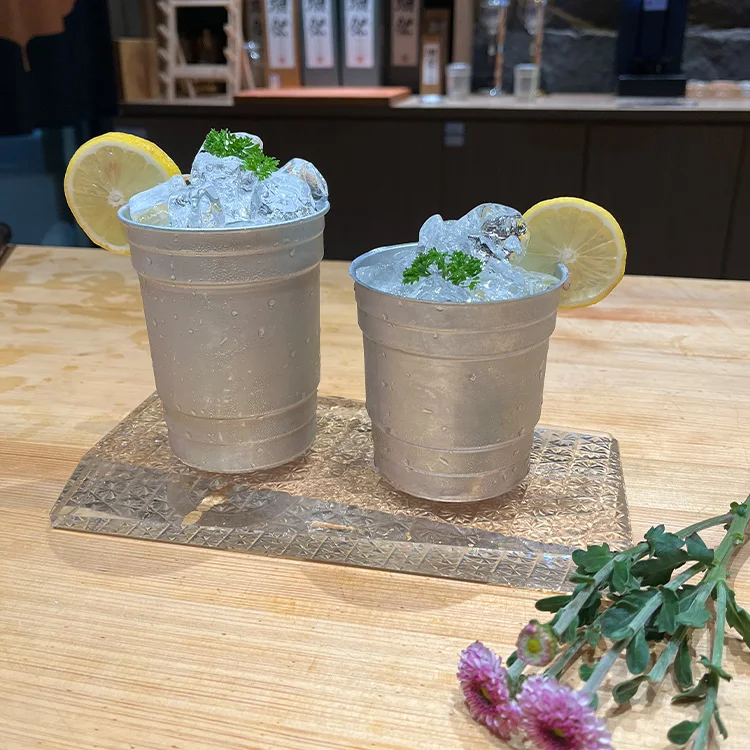 New Arrival Creative Eco-Friendly Bpa Free Recycled Beverage Cold Drinking Cup Aluminum 16 Oz 500Ml Beer Mug