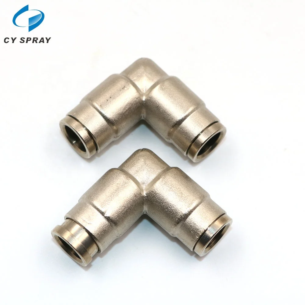 High Pressure 3/8 Inch 9.52mm Interface Slip Lock Quick Connector Tee Elbow Straight Joint Nozzles Seat Misting System Fittings
