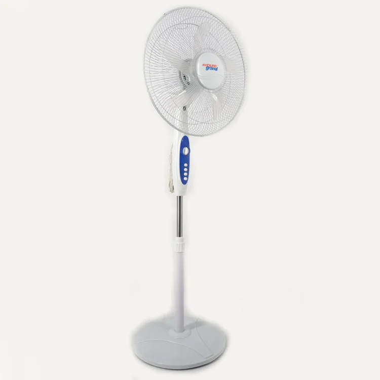 New electric energy saving high speed office floor industrial 5 blade adjustable industrial 16 inch metal stand fan
