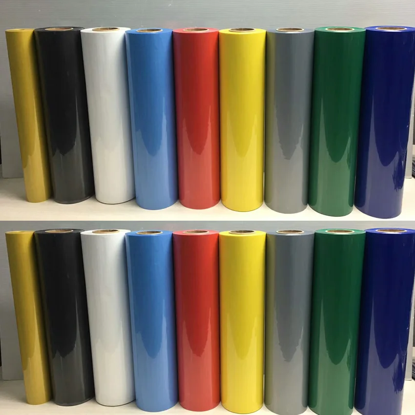 Custom Size HTV Iron-On Vinyl Transfer Film Easyweed High-Temperature Textile Transfer Film for Stretch Vinyl Mu Applications