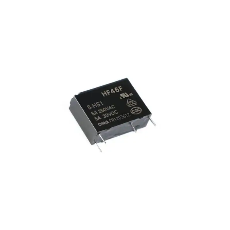 New Original in stock HF46F-5-HS1 5V 12V 24V 5A 4PIN DIP Relay Power Relays Electronic components