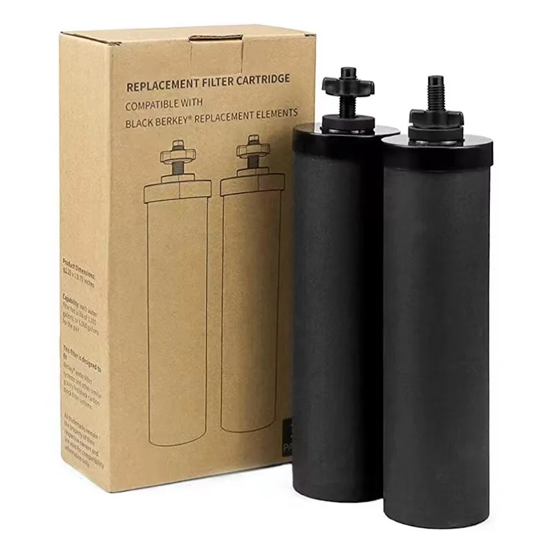 Water Filter Element Replacement for Berkey,Gravity Water Filter Black Activated Carbon Filter Elements