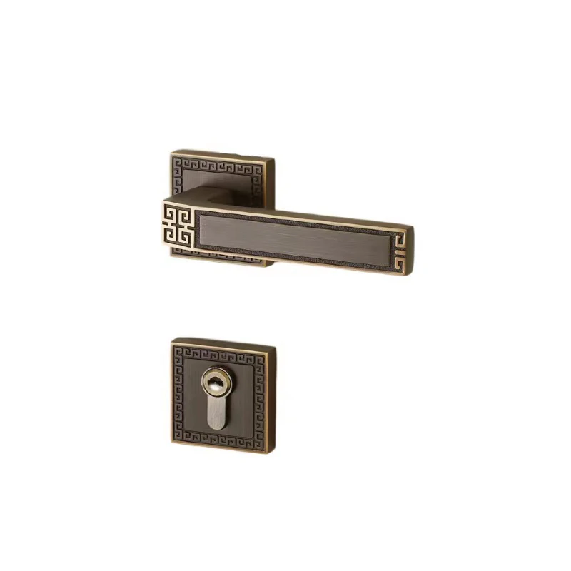 YZH full brass exquisite style best selling and good quality split lock for interior door
