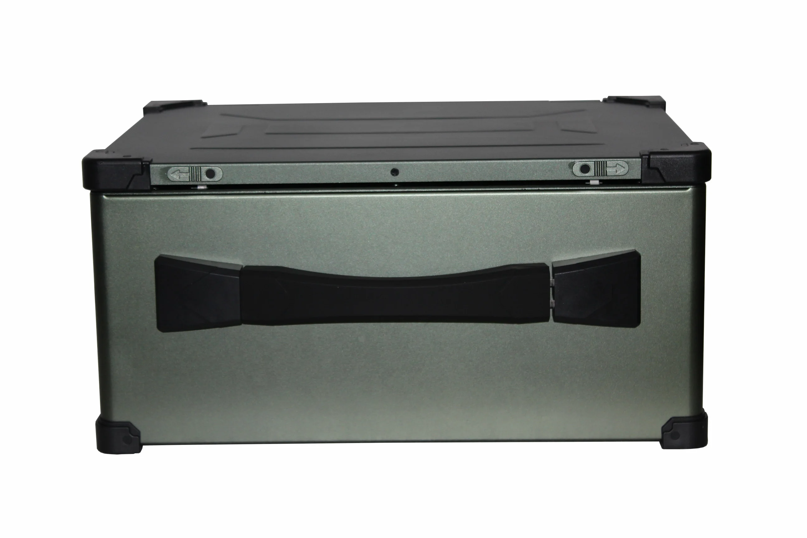 15.6 inch outdoor upward industrial portable computer case with 2 speakers supports aluminum-magnesium alloy chassis