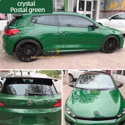 Factory wholesale 1.52*18m Crystal dark green auto film car wrap vinyl Vehicles stickers