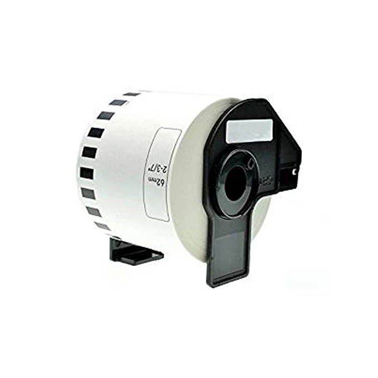 Olantai DK22205 62mm*30.48m direct thermal printer compatible 1 x 2 5/8 label