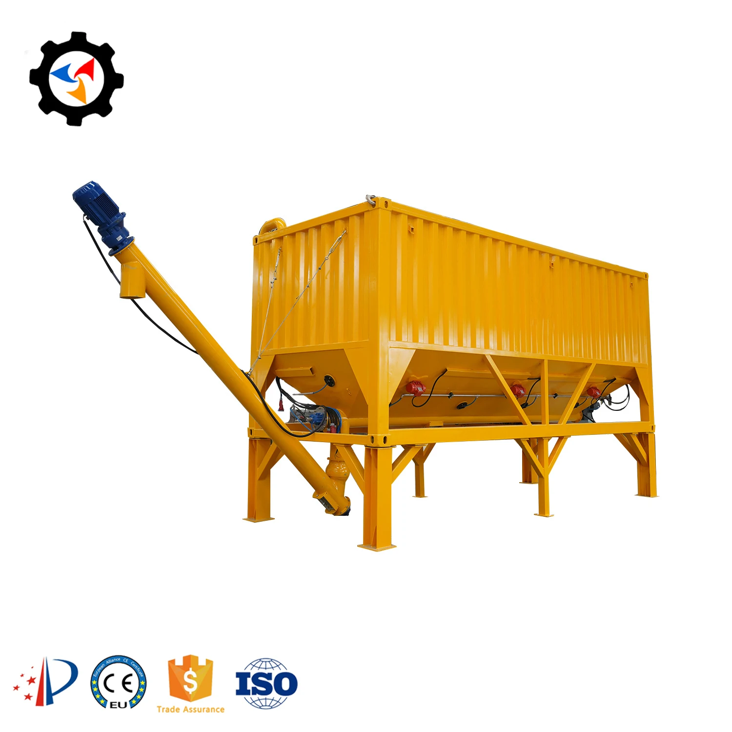Height limit cement silo lower height silo cement or dry powder storage silo ready to sale