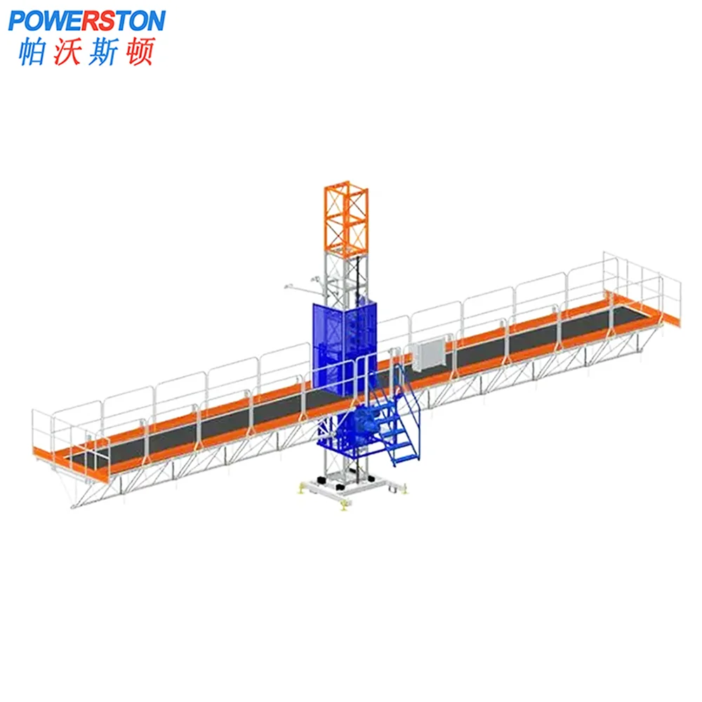 Hot Sale Aluminum Alloy Single Dual Lift Table Mobile Easy Operation Mast Climbing Work Platform