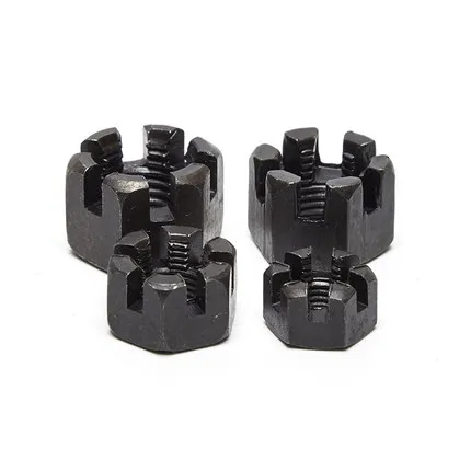 Black Oxide Coating Hexagon Slotted And Castle Nuts GB6178