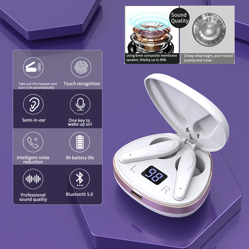 Hot Sale Smart Watch 2 In 1 Wireless Earbuds With Power Bank Earphone Gaming Headsets