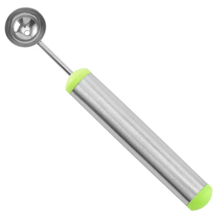 China Factory Low Moq Metal Stainless Steel Watermelon Scoop Fruit Spoon Melon Baller