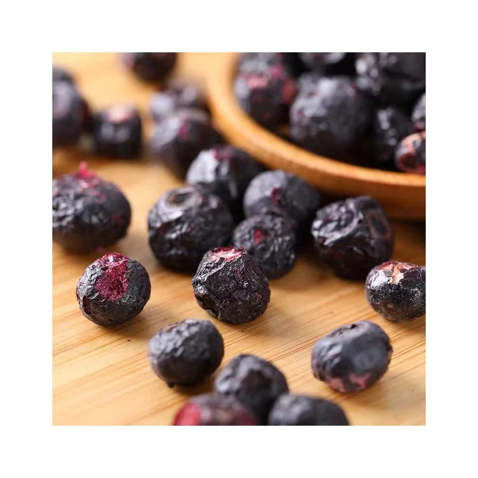 Hot Selling Crispy Natural Freeze Dry Fruit Freeze Dried Blueberry Whole