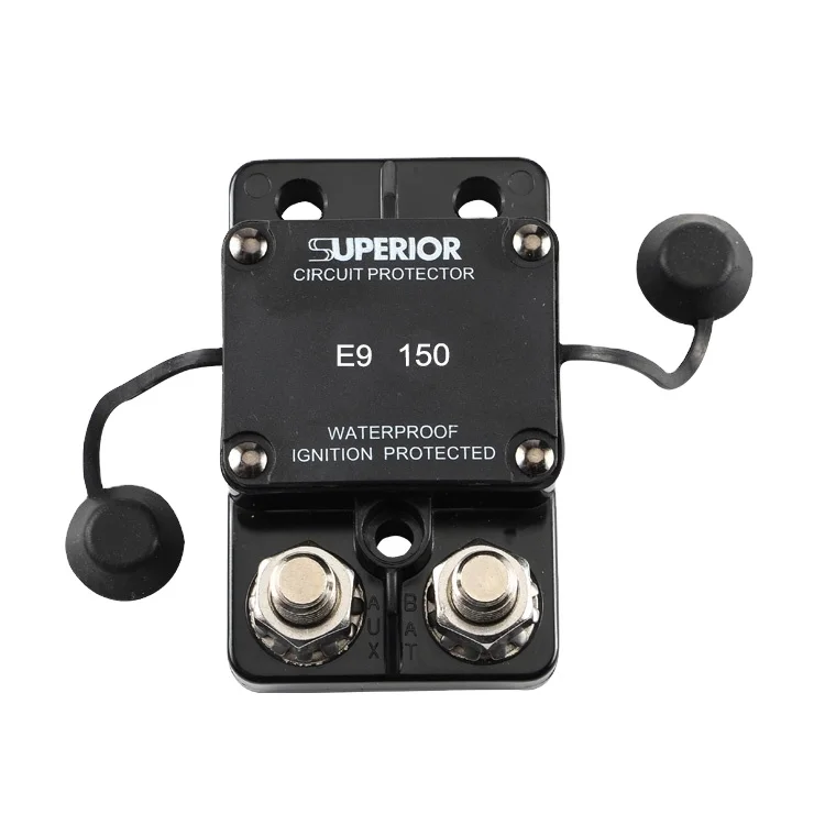 E9A 150 Amp Wide Surface Mounting stud type auto reset car circuit breaker