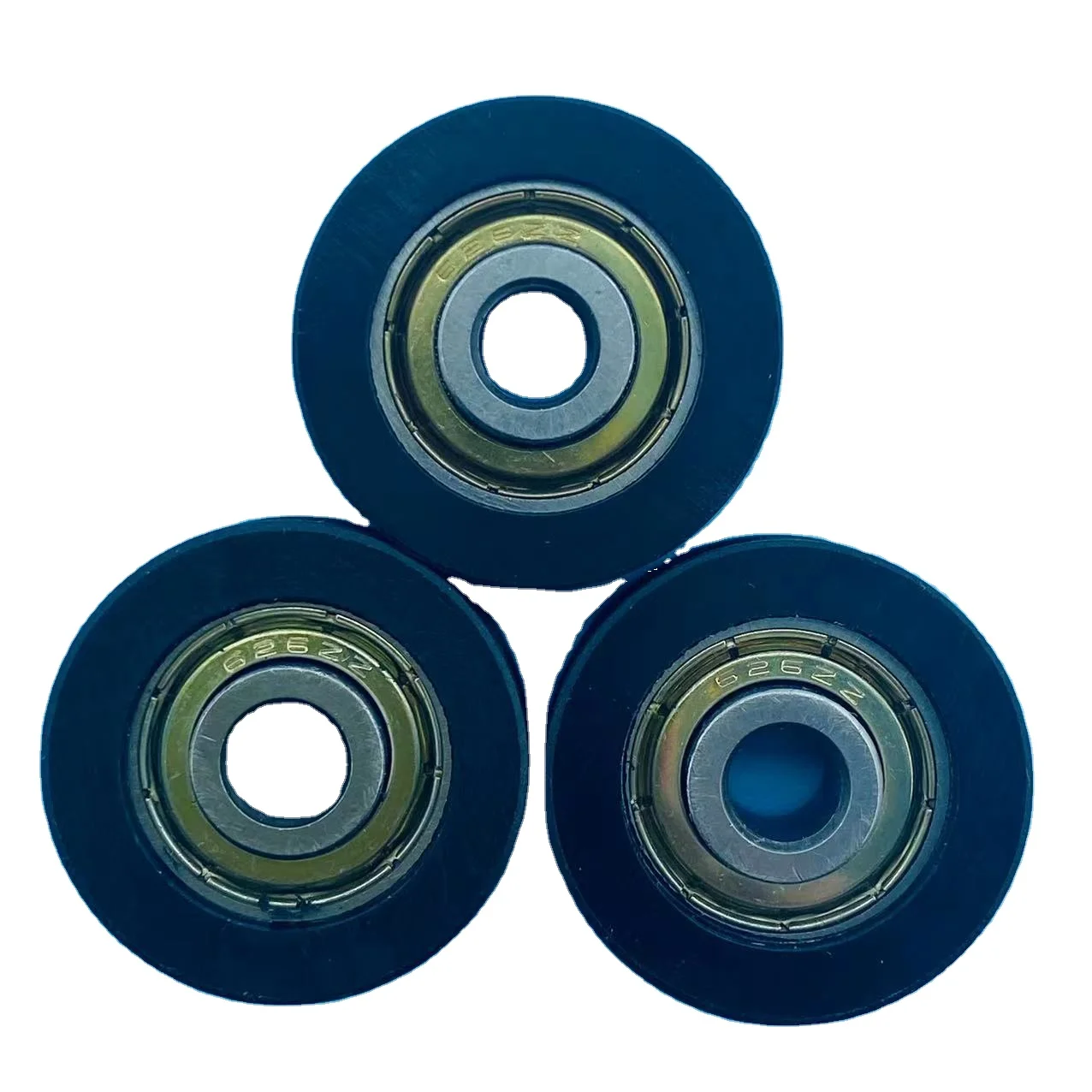 Superior Quality Black U-Type Nylon Size 6*26*10mm Pulley with 626zz Bearing