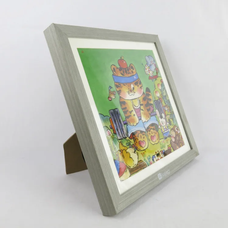 Rustic Wood Square Picture Frame For Wall Art Decor And Tabletop