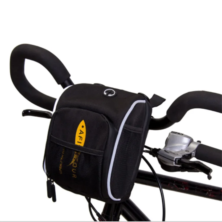 Custom 900D Oxford Road Waterproof Cycling Travel Bicycle Handle Bar Bag Mountain Front Bike Handlebar Bag
