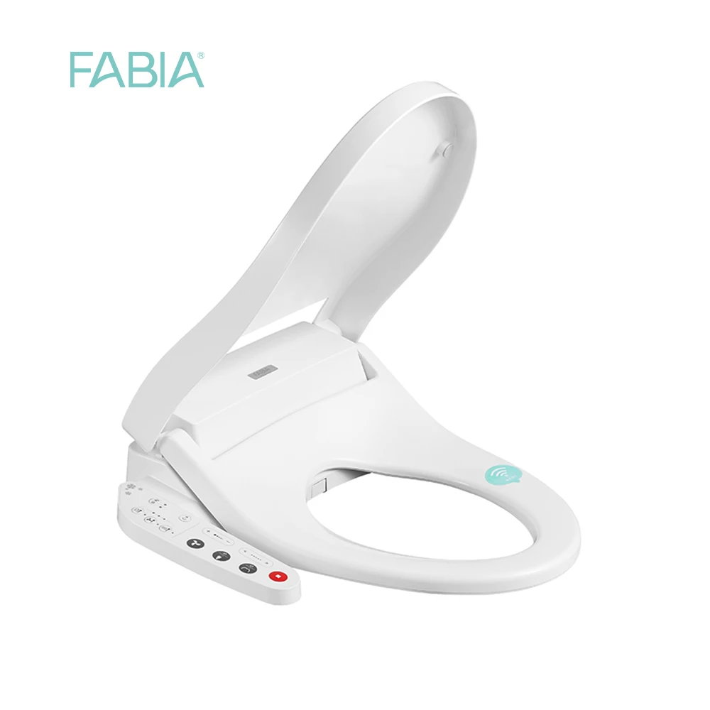 Side panel self clean intelligent bidet heated smart toilet seat elongated electronic toilet seat cover