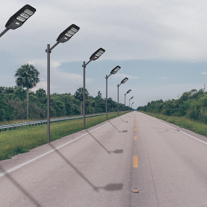 Производитель солнечных батарей Водонепроницаемый свет водонепроницаемый 200 Вт светодиодный уличный светильник