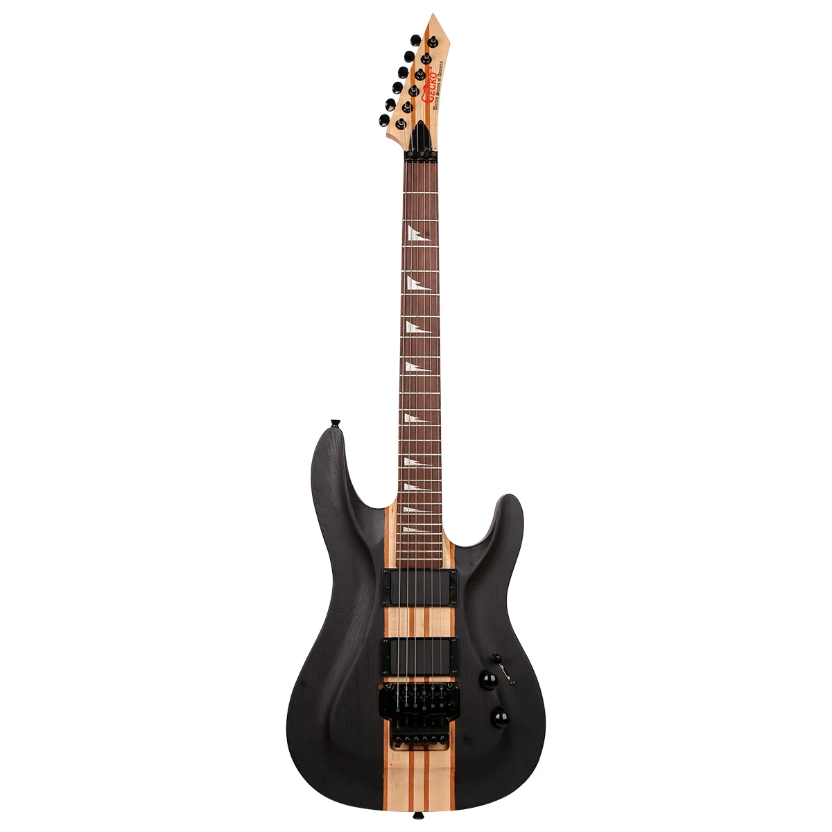 GECKO Hot Sale Ash Mahogany Maple Electric Guitar Stringed Instruments Gloss  Nylon Music Wholesale Chitarra Elettrica