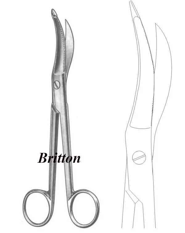 HIGH QUALITY EPISIOTOMY WALDMANN SCISSOR 18 CM