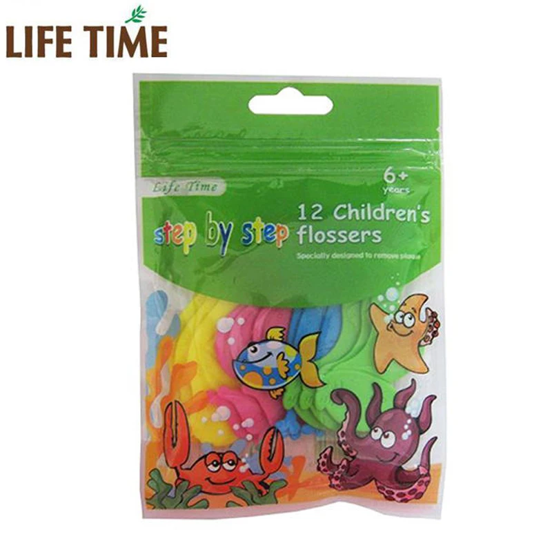 Dental Oral Care Factory kids Toothpicks Teeth Cleaning For Kids Protect Gum Children dental Floss Pick