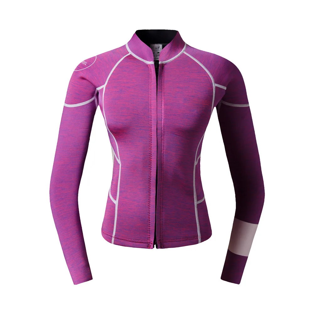 Wetsuit Jacket Women 3mm Premium Neoprene Wetsuit Top thin wetsuits