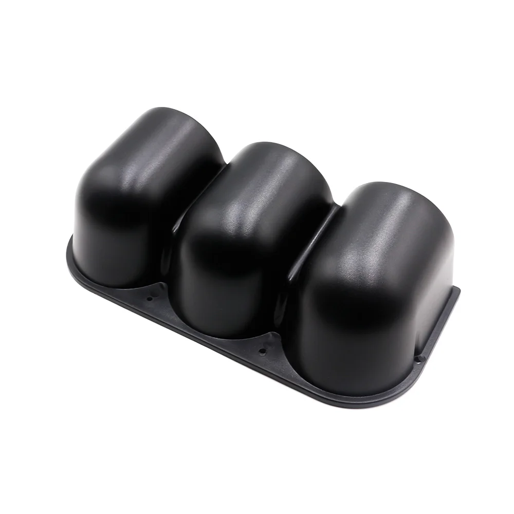 CNSPEED 2' 52mm Triple Gauge Pod Black ABS 3 Hole Car Meter Dash Mount Holder