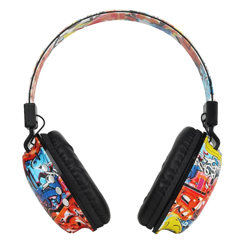 Somostel Earphone Factory BK-21 Graffiti Wireless Earphone Headset BT 5.0 Gaming Headphone Computer Game Playing Earphone