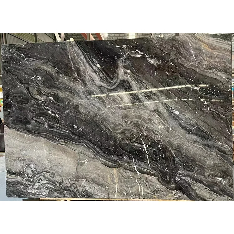 Italian stone slab arabescato grigio orobico venice brown marble for flooring