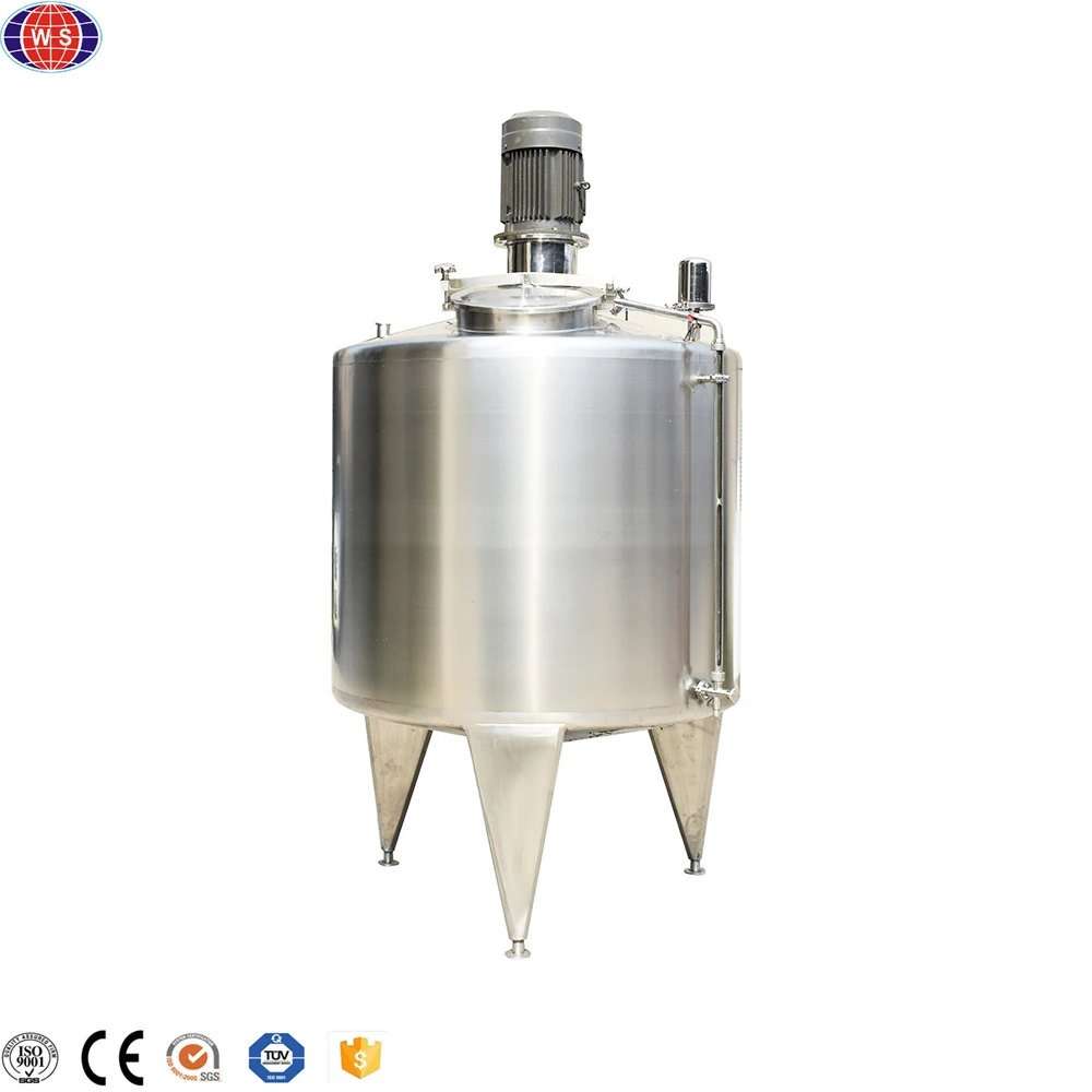 Вертикальный однослойный резервуар для эмульгирования и смешивания, небольшой резервуар для эмульгирования из нержавеющей стали