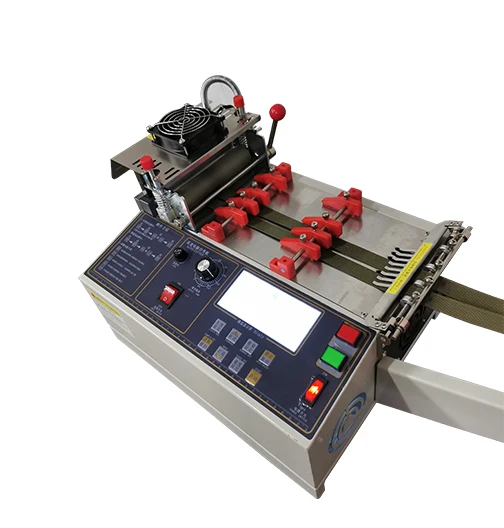 Upgraded Automatic Webbing Cutting machine Hot and Cold Belt Cutting Machine Non woven Fabric Cutter